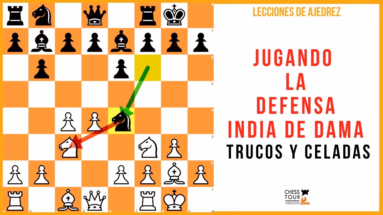 &iquest;C&oacute;mo jugar contra la defensa india de dama?