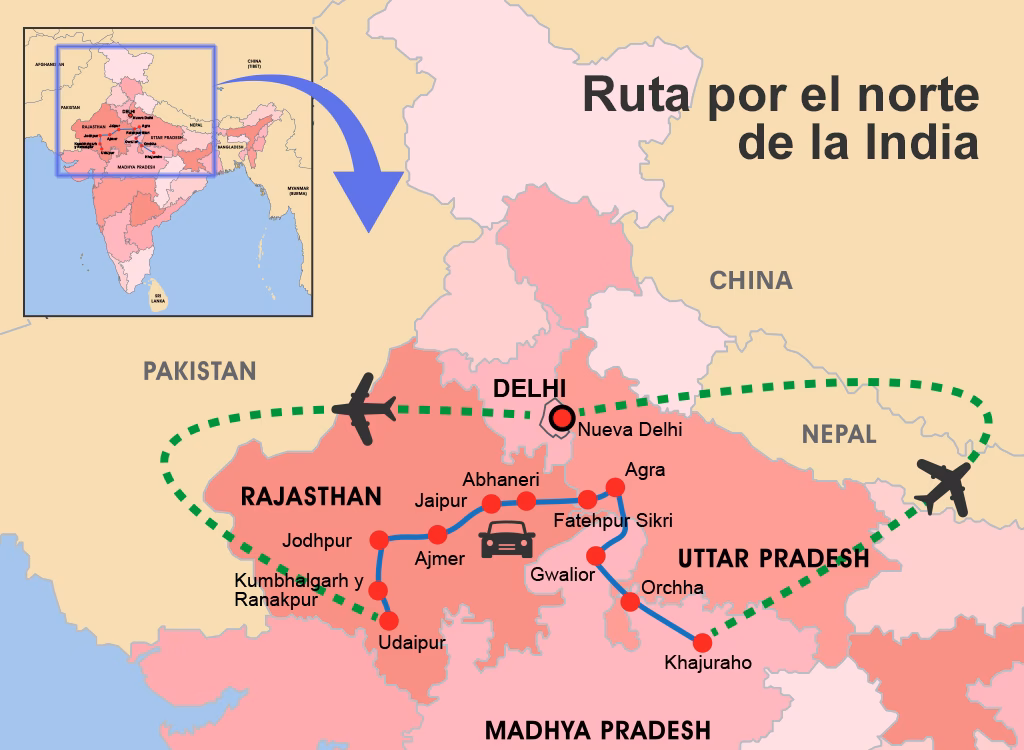¿Cuál es la mejor manera de viajar por el sur de la India?