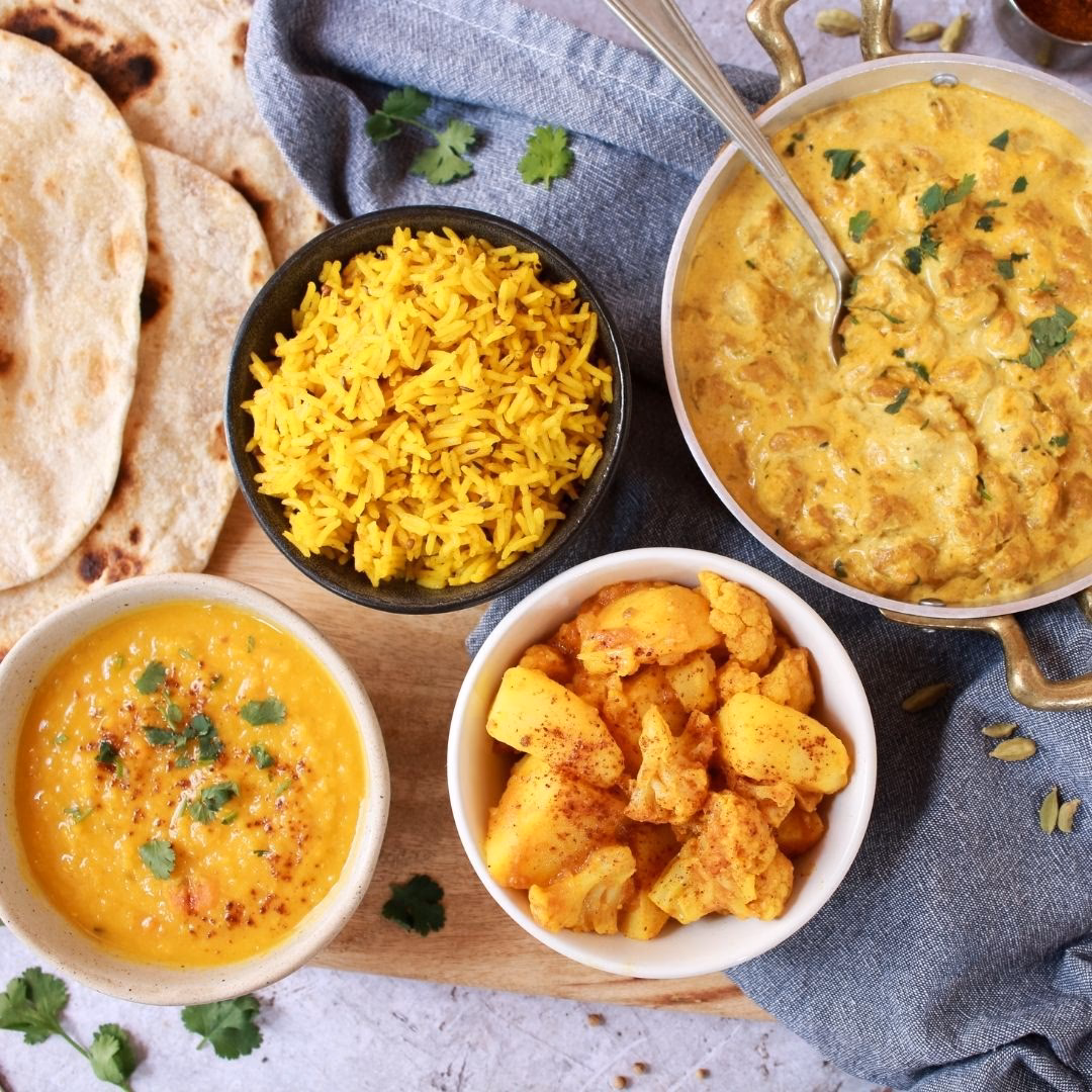 &iquest;C&oacute;mo se prepara un thali indio?