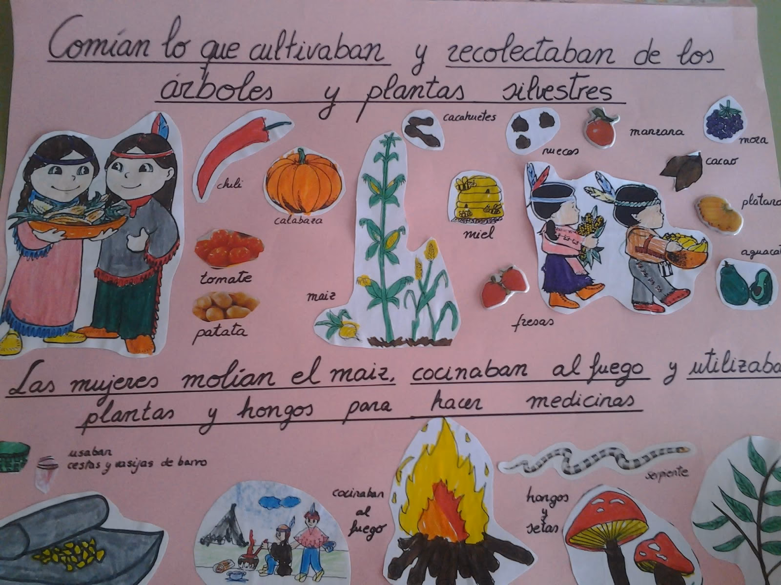 ¿Cómo era la alimentación de los indios?