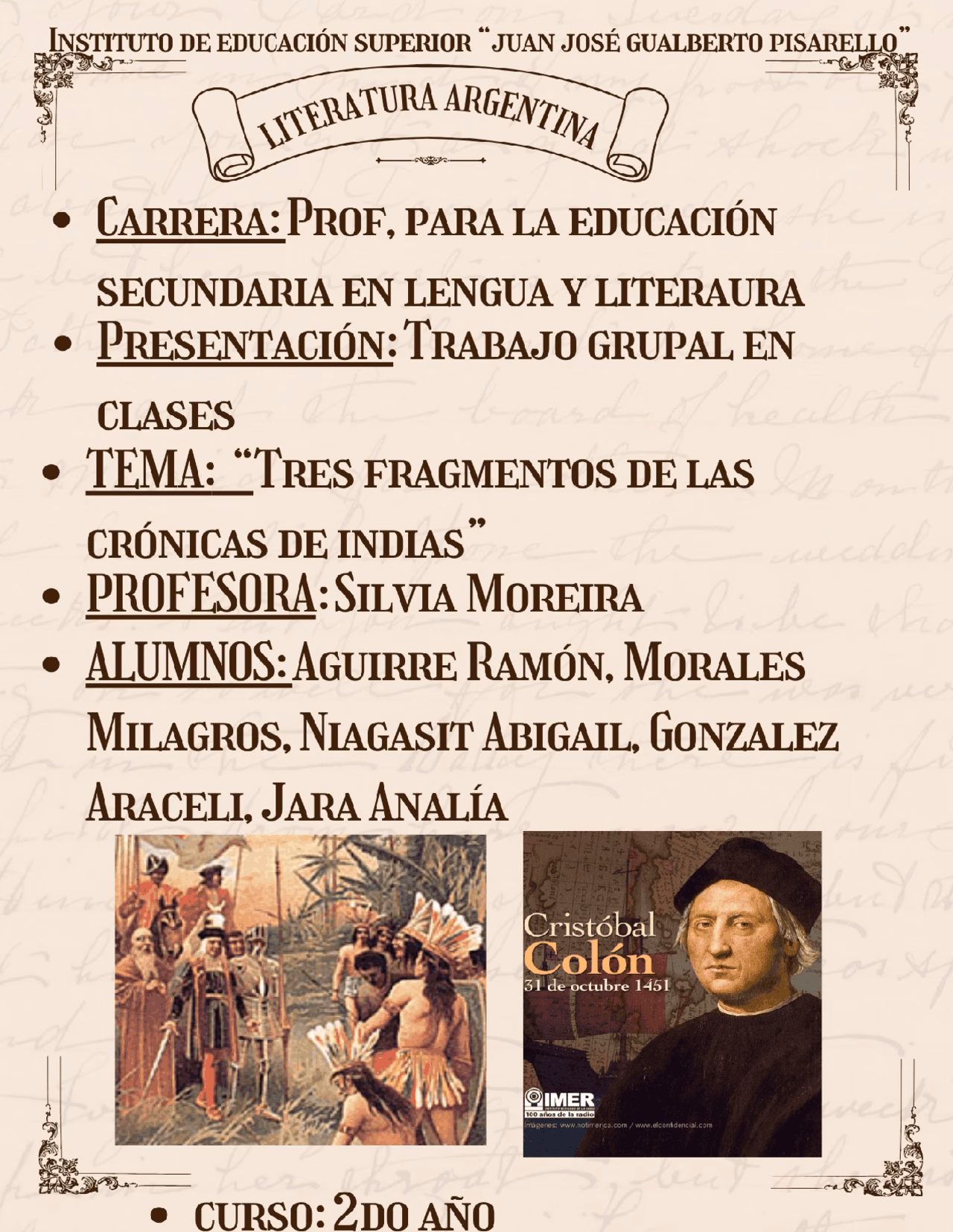 &iquest;Qu&eacute; fueron las cr&oacute;nicas de India?